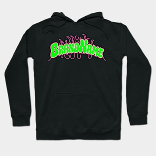 Logotype Embroidery Effect Hoodie